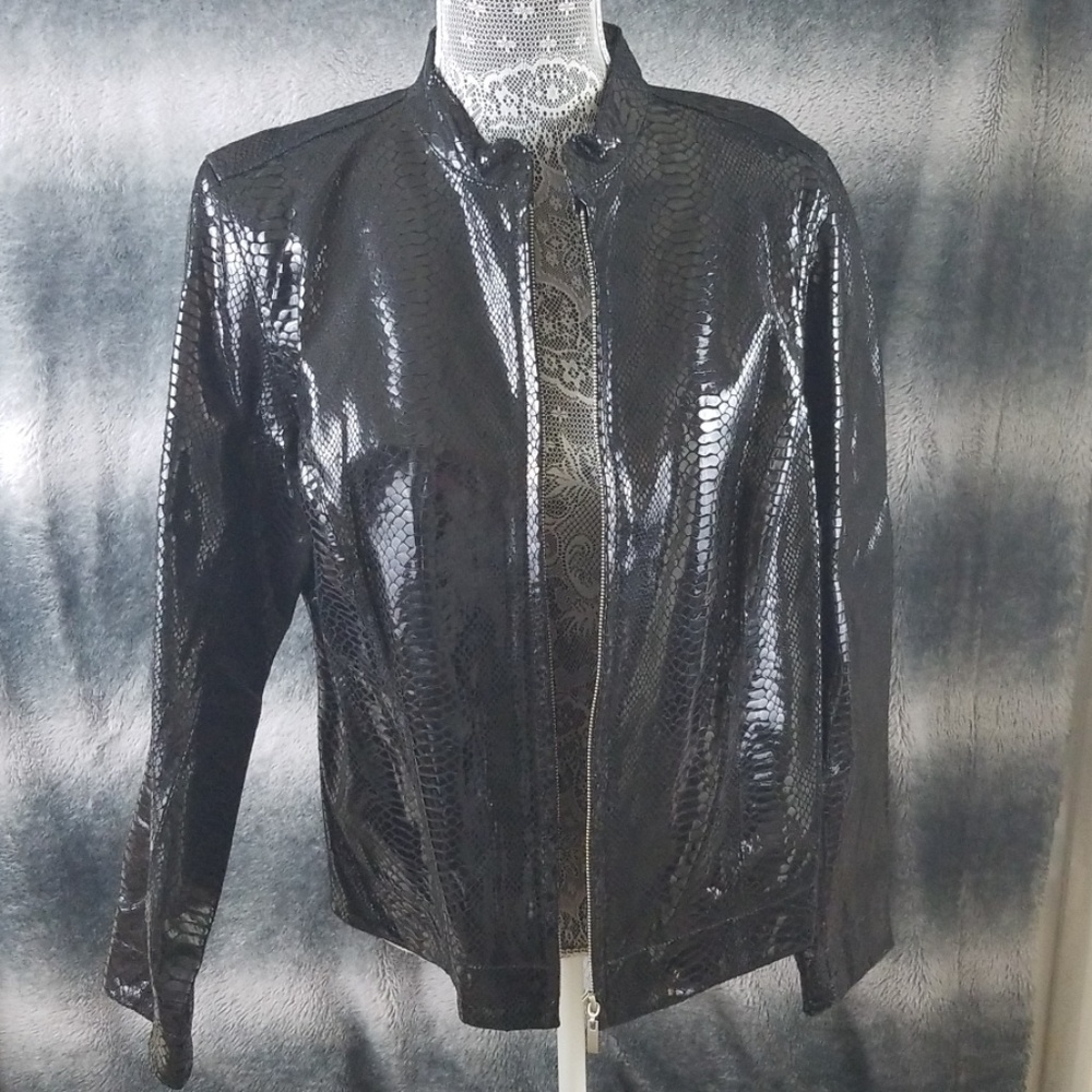Chico's Leather Jacket